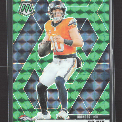 2025 Panini Mosaic Prizm Bo Nix #173 Green