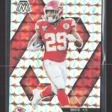 2025 Panini Mosaic Prizm Kareem Hunt #35 Silver
