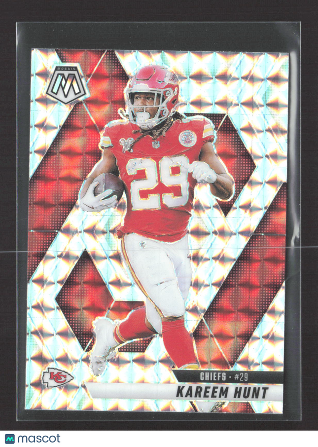 2025 Panini Mosaic Prizm Kareem Hunt #35 Silver