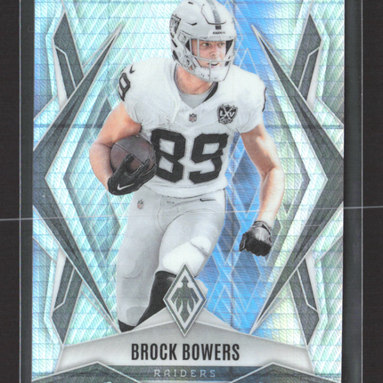 2025 Panini Phoenix Brock Bowers #146 Silver Prizm