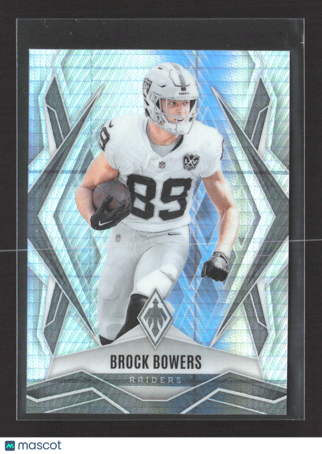2025 Panini Phoenix Brock Bowers #146 Silver Prizm