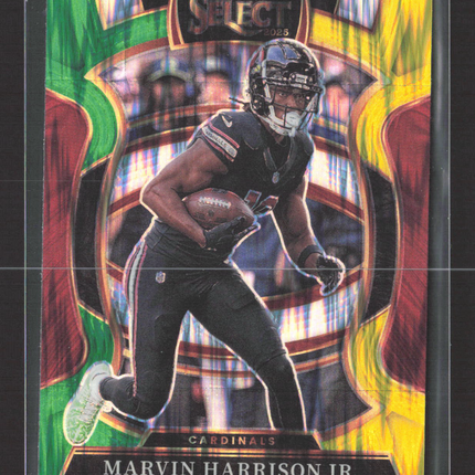 2026 Panini Select Football Prizm Concourse Marvin Harrison Jr. #22 green