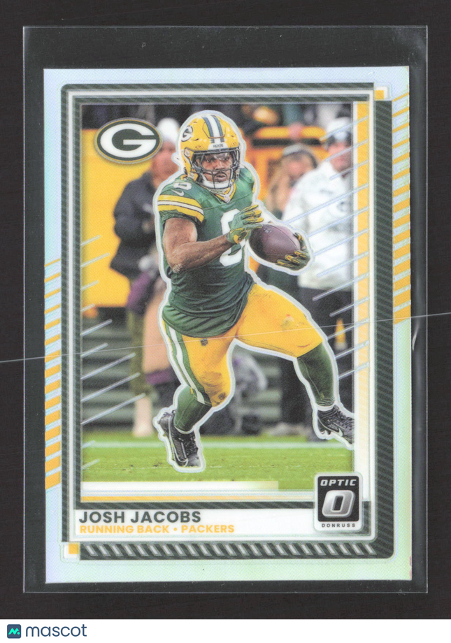 2025 Panini Donruss Optic Prizm Josh Jacobs #128 silver