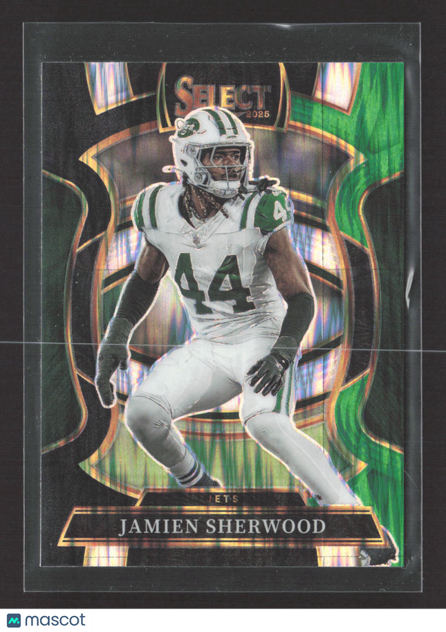 2026 Panini Select Football Prizm Jamien Sherwood #77 green