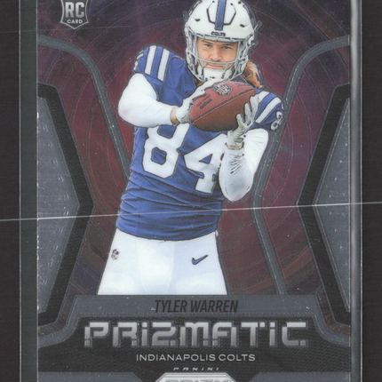 2025 Panini Prizm Prizmatic Tyler Warren #15 RC
