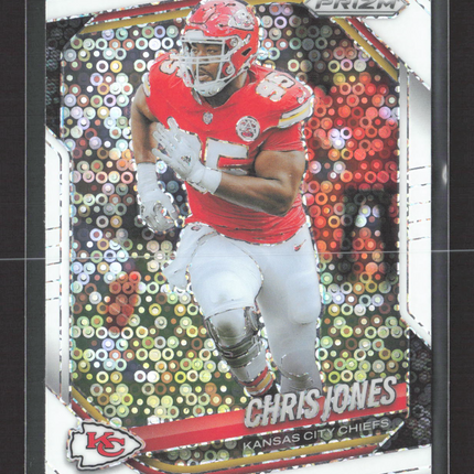 2025 Panini Prizm Chris Jones #113 White disco