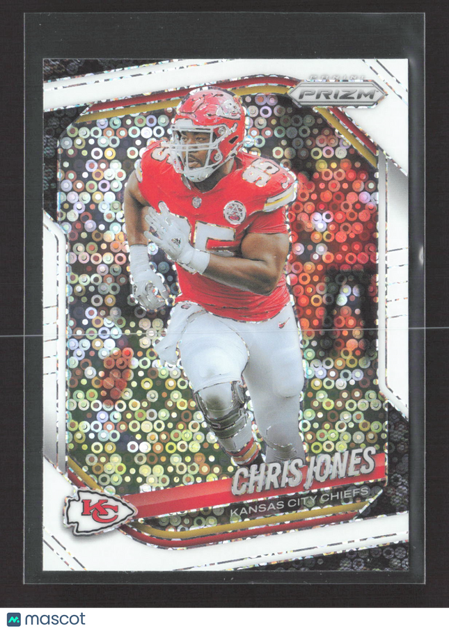 2025 Panini Prizm Chris Jones #113 White disco