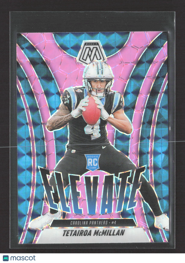 2025 Panini Mosaic Tetairoa McMillan #6 Pink RC