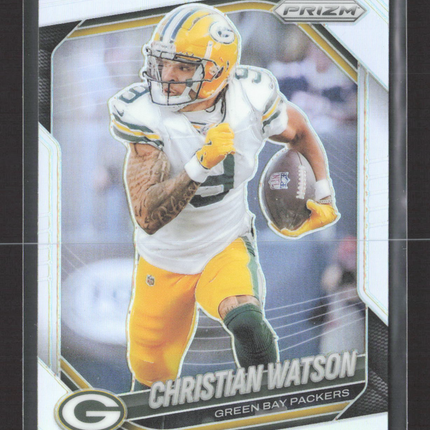 2025 Panini Prizm Christian Watson #153 silver