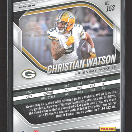 2025 Panini Prizm Christian Watson #153 silver