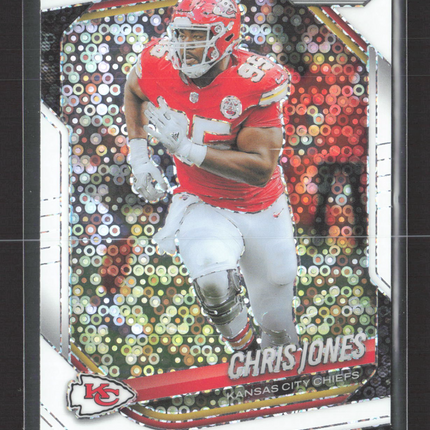 2025 Panini Prizm Football Chris Jones #113 White disco