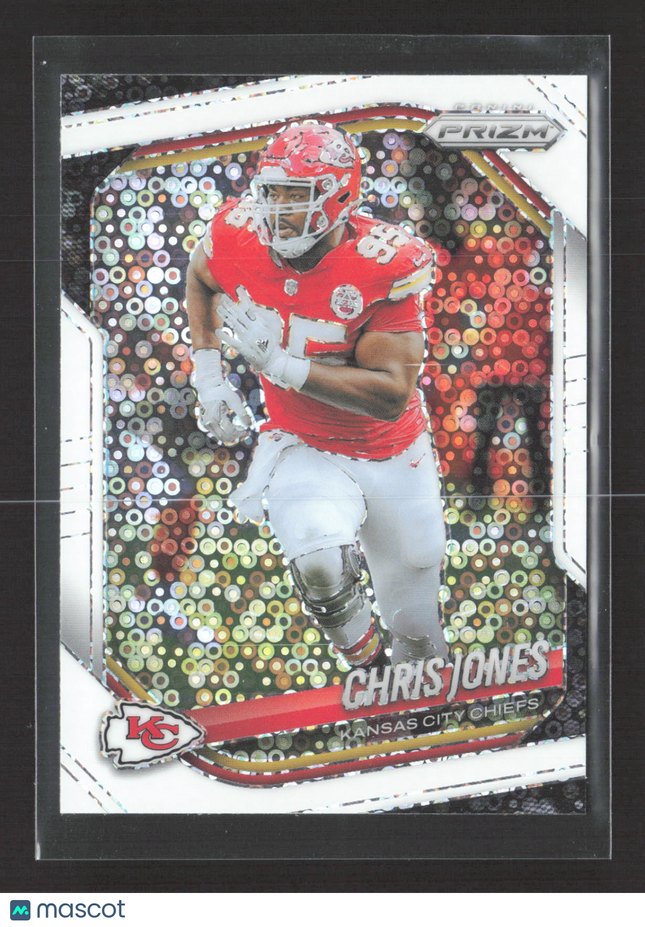 2025 Panini Prizm Football Chris Jones #113 White disco