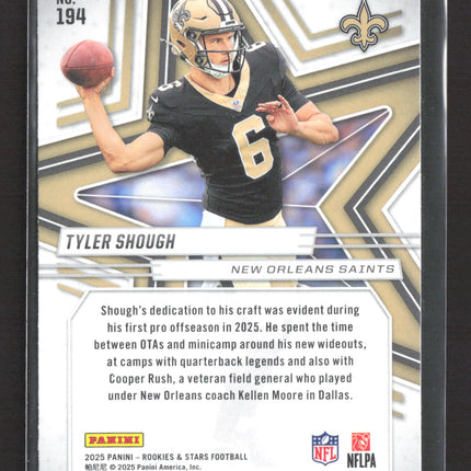 2025 Panini Rookies & Stars Tyler Shough #194 RC
