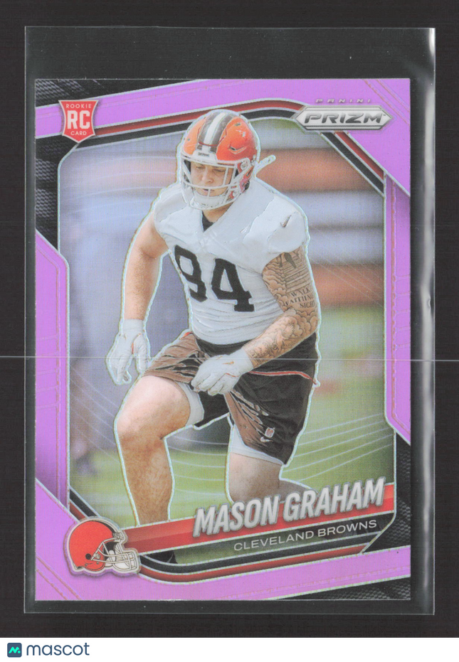 2025 Panini Prizm Mason Graham #354 Pink RC