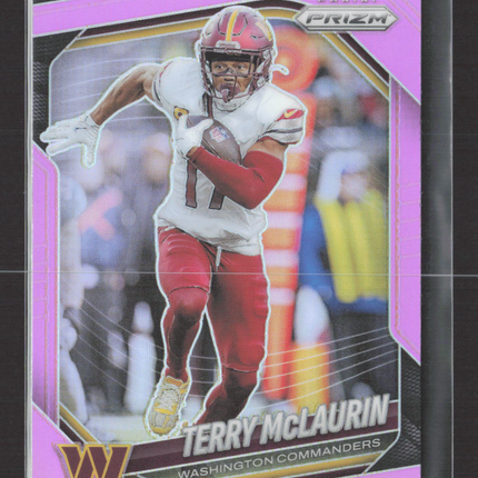 2025 Panini Prizm Terry McLaurin #223 Pink
