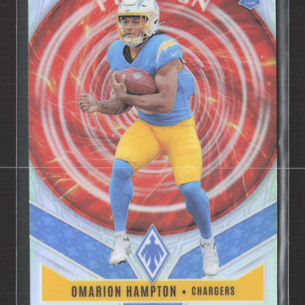 2025 Panini Phoenix Paragon Omarion Hampton #9 RC silver