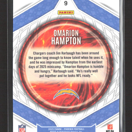 2025 Panini Phoenix Paragon Omarion Hampton #9 RC silver