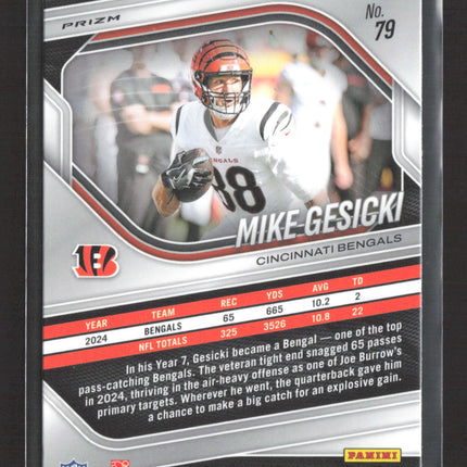 2025 Panini Prizm Mike Gesicki #79 White disco
