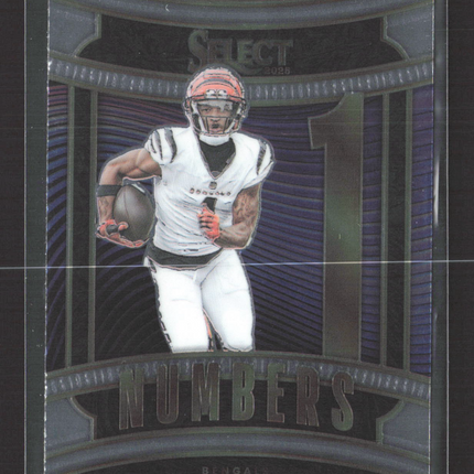 2026 Panini Select Numbers Ja'Marr Chase #3