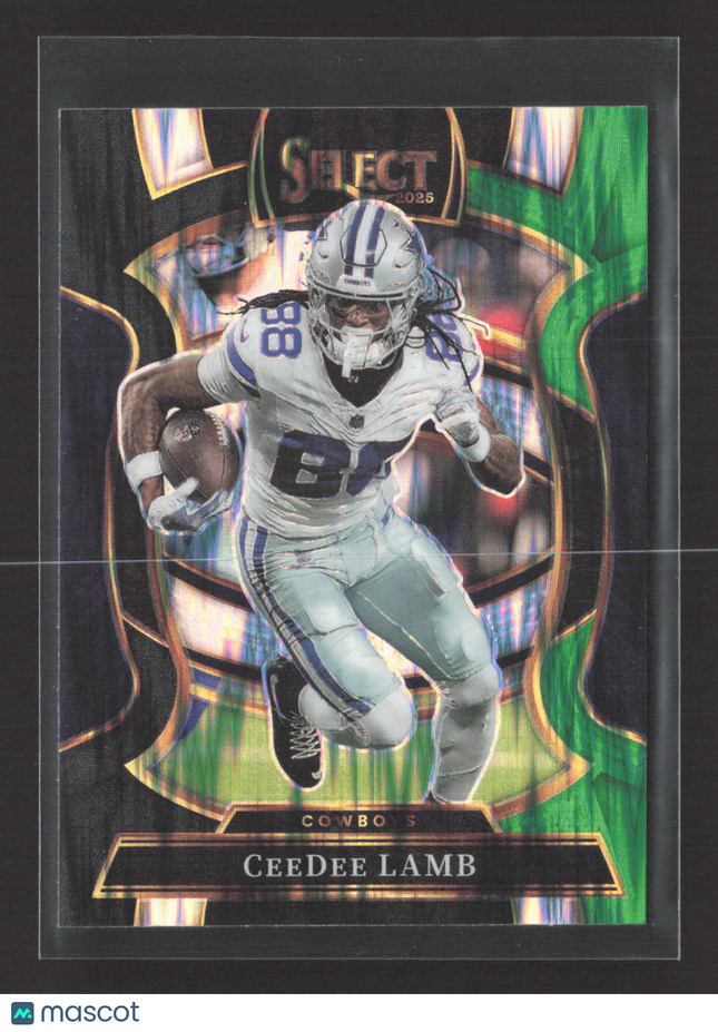 2026 Panini Select Football Concourse Prizm CeeDee Lamb #98 Green