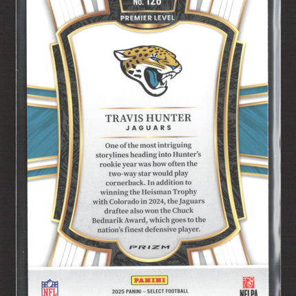 2026 Panini Select Prizm Travis Hunter #128 Premier Level RC