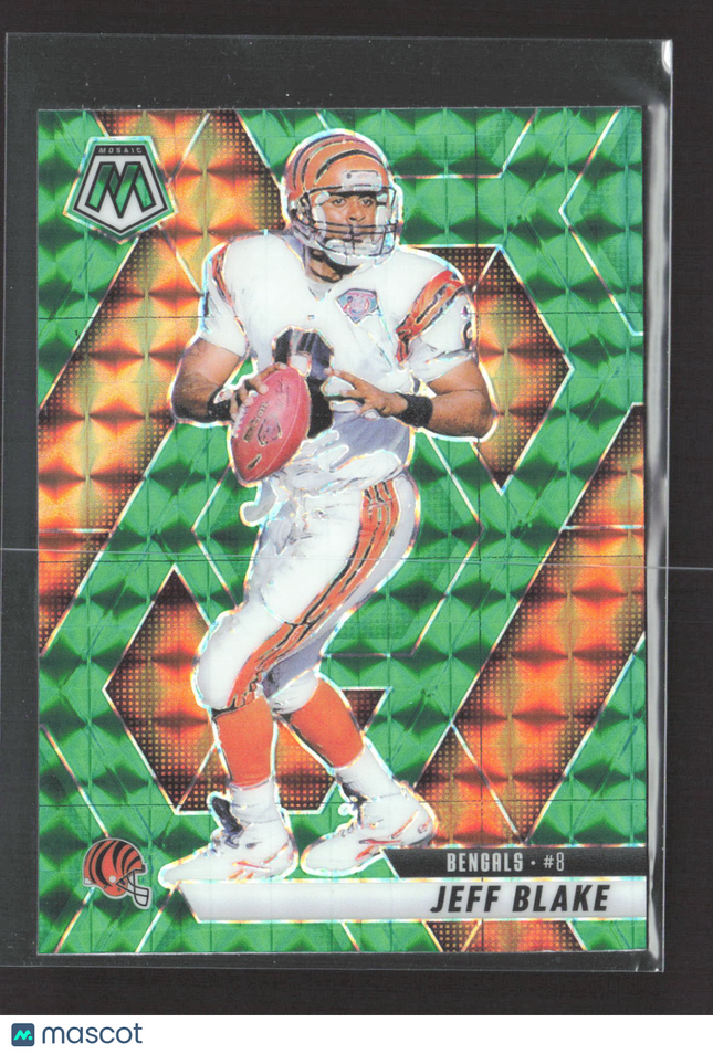 2025 Panini Mosaic Prizm Jeff Blake #127 Green
