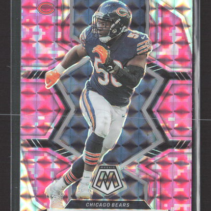 2022 Panini Mosaic Prizm Roquan Smith #37 Pink Camo