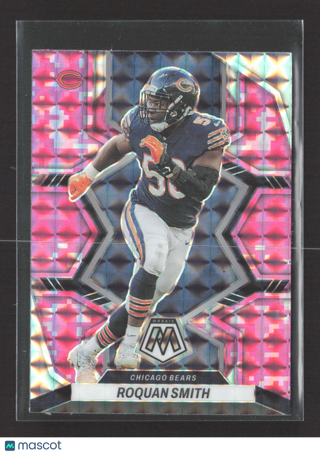 2022 Panini Mosaic Prizm Roquan Smith #37 Pink Camo