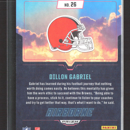 2025 Panini Rookies & Stars Prizm Airborne Dillon Gabriel #26 RC