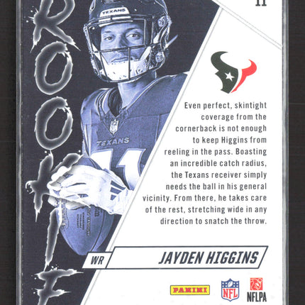2025 Panini Rookies & Stars Jayden Higgins #11 RC