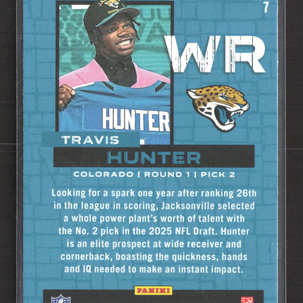 2025 Panini Rookies & Stars Draft Class Travis Hunter #7 RC