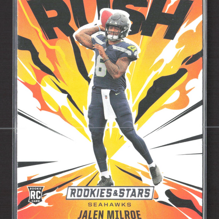 2025 Panini Rookies & Stars Rookie Rush Jalen Milroe #5 RC