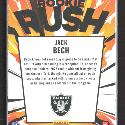 2025 Panini Rookies & Stars Rookie Rush Jack Bech #12 RC