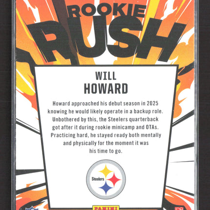 2025 Panini Rookies & Stars Rookie Rush Will Howard #13 RC