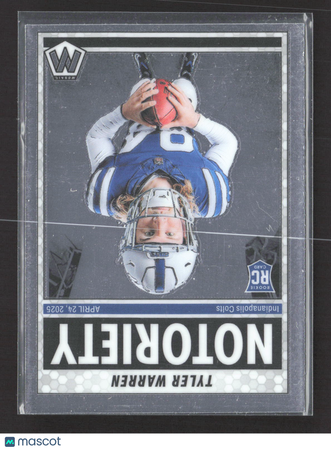 2025 Panini Mosaic Mosaic Tyler Warren #25 RC