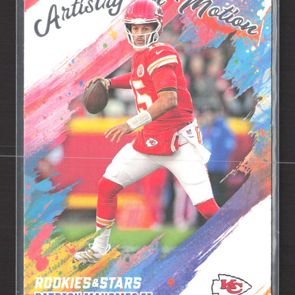2025 Panini Rookies & Stars Artistry In Motion Patrick Mahomes II #9