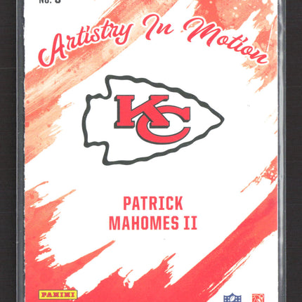 2025 Panini Rookies & Stars Artistry In Motion Patrick Mahomes II #9