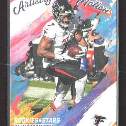 2025 Panini Rookies & Stars Artistry In Motion Bijan Robinson #1