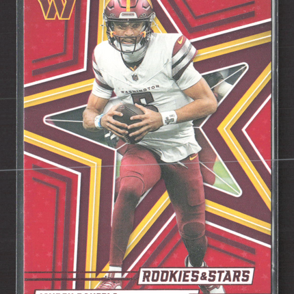 2025 Panini Rookies & Stars Jayden Daniels #48 red