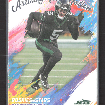 2025 Panini Rookies & Stars Artistry In Motion Garrett Wilson #17