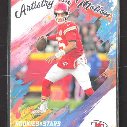 2025 Panini Rookies & Stars Artistry In Motion Patrick Mahomes II #9