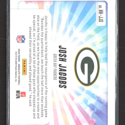 2025 Panini Absolute Football Hog Heaven Josh Jacobs #HH-JJS