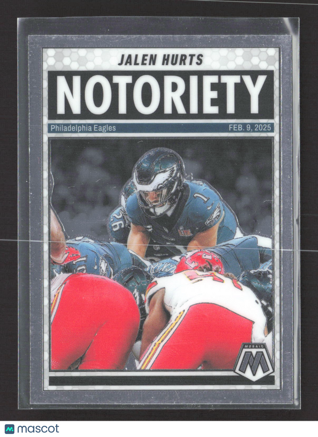 2025 Panini Mosaic Notoriety Jalen Hurts #1