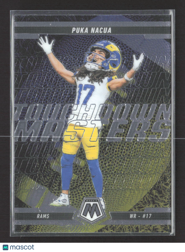 2025 Panini Mosaic Football Touchdown Masters Puka Nacua #12