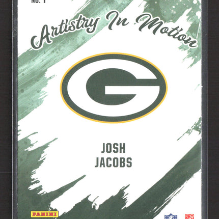 2025 Panini Rookies & Stars Artistry In Motion Josh Jacobs #7