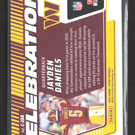 2025 Panini Score Celebration Jayden Daniels #C-JDA
