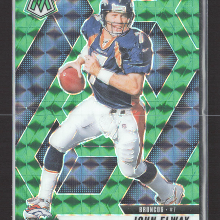 2025 Panini Prizm Mosaic John Elway #31 Green
