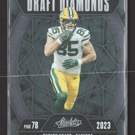 2025 Panini Absolute Football Draft Diamonds Tucker Kraft #DD-TKT