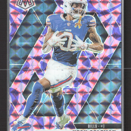 2025 Panini Mosaic Prizm Keon Coleman #146 pink