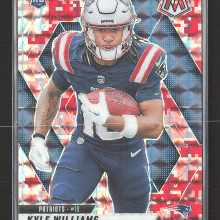 2025 Panini Mosaic Football Kyle Williams #353 Red RC